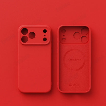 Matte Skin Liquid Silicone Case for Iphone 17 Pro Max Magnetic Magsafe Wireless Charging Candy Bumper for Iphone 17 Air 17pro