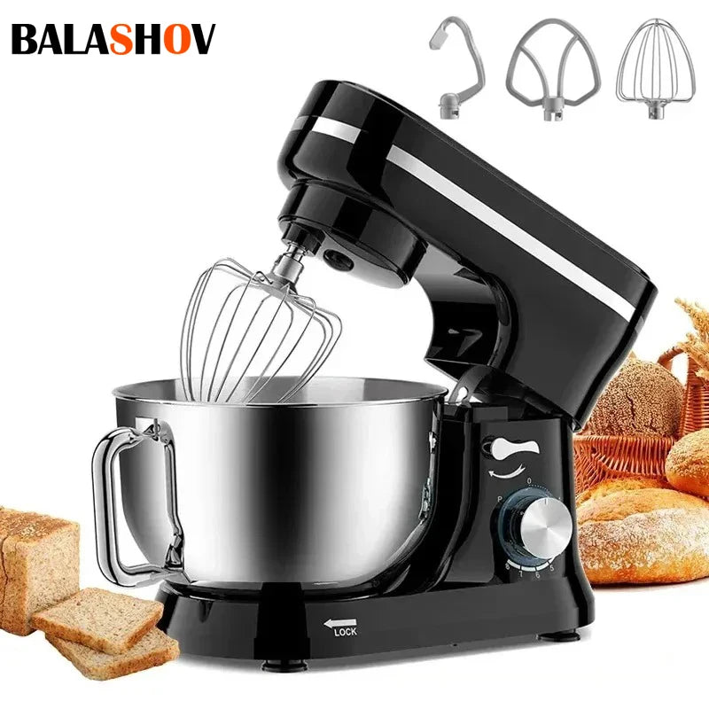 Electric Stand Mixer, 8 Speed Tilt-Head, 4.5L Stainless Steel Bowl, Kitchen Electric Mixer with Dough Hook, Wire Whip & Beater.