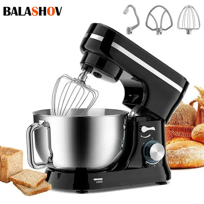 Electric Stand Mixer, 8 Speed Tilt-Head, 4.5L Stainless Steel Bowl, Kitchen Electric Mixer with Dough Hook, Wire Whip & Beater.