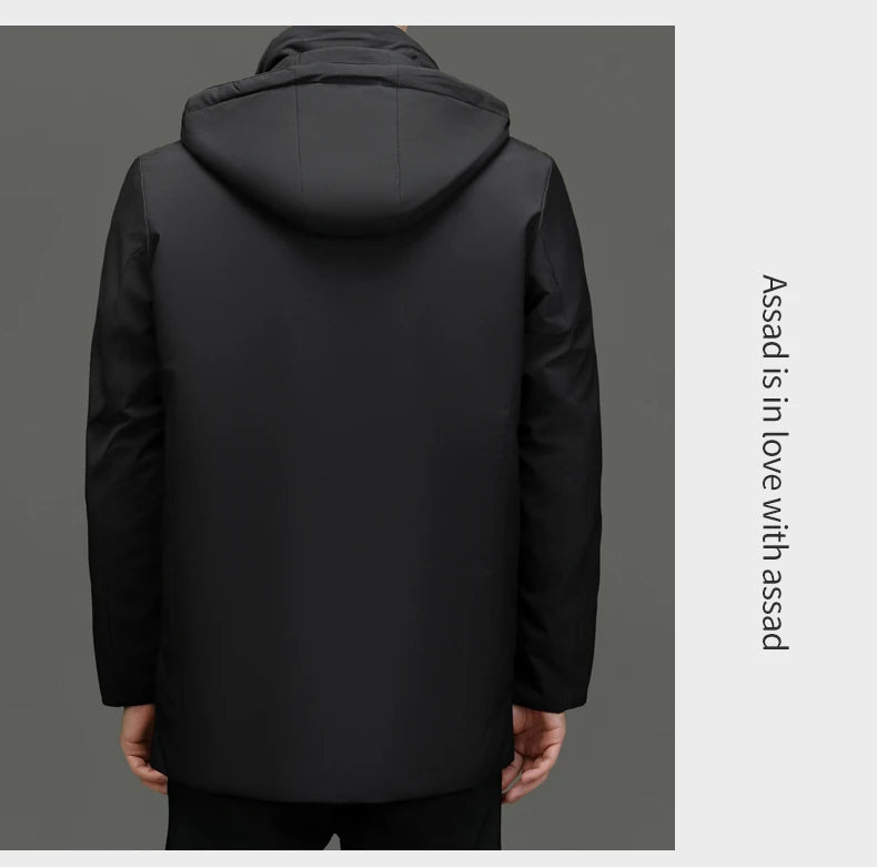 Top Grade Brand Casual Fashion Designer Warm Parka Coat Mens 2025 Newest Winter Jacket Quilted Windbreaker  Mens Clothes