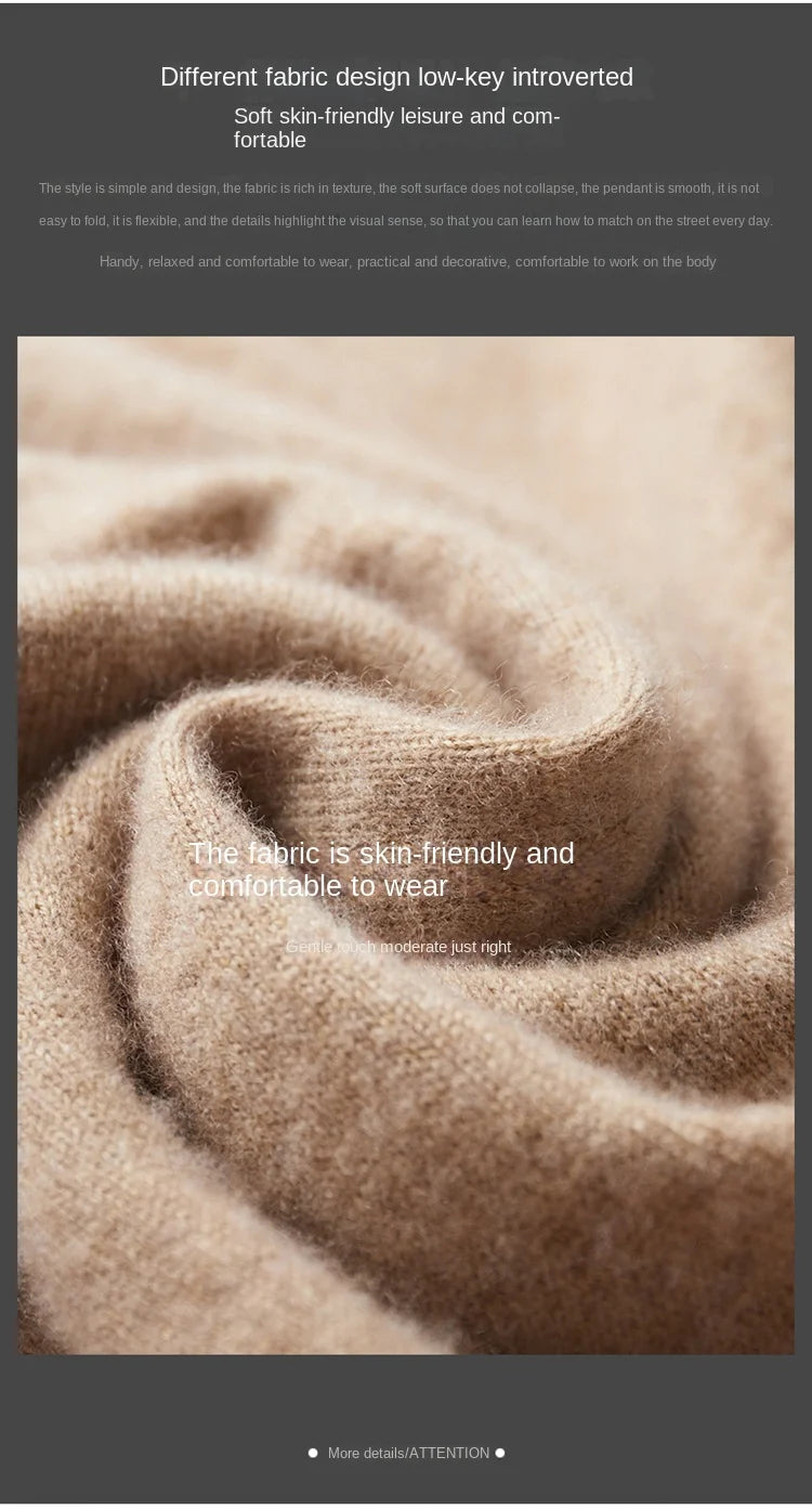 Autumn Winter New Merino Sweater Men's 100% Wool Hooded Collar Knitted Pullover Casual long Sleeved Hoodie.