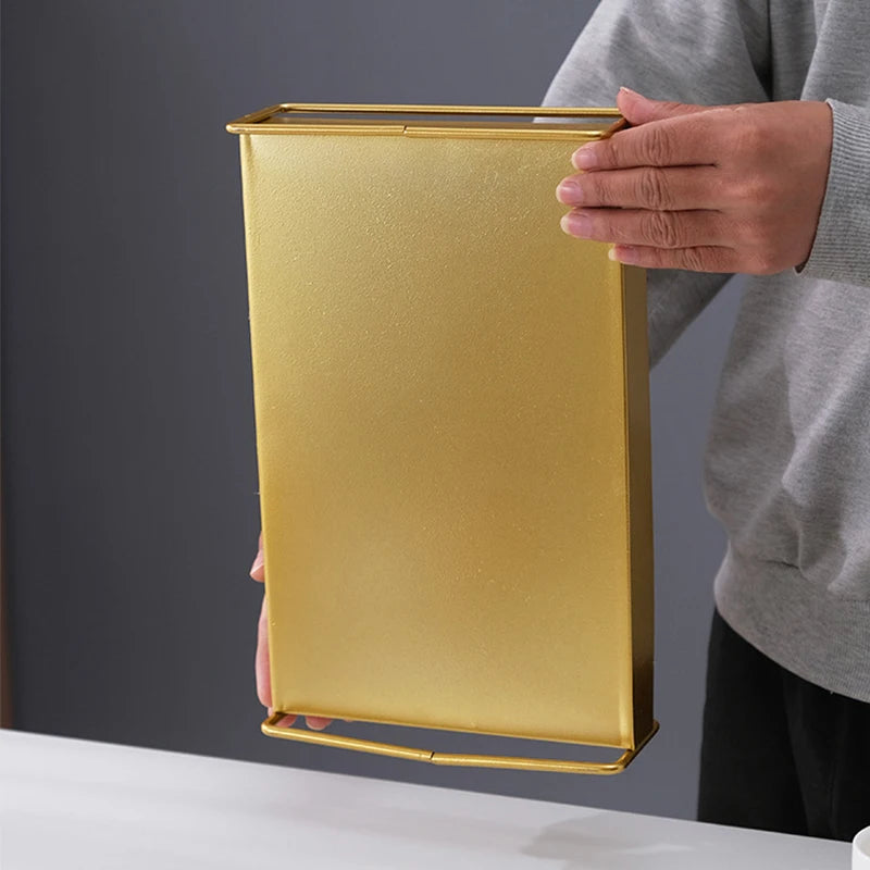 1PC Nordic Metal Tray Dried Fruit Plate Snack Fruit Dish Rectangular Snack Tray Storage Plate With Lid Dessert Tray.