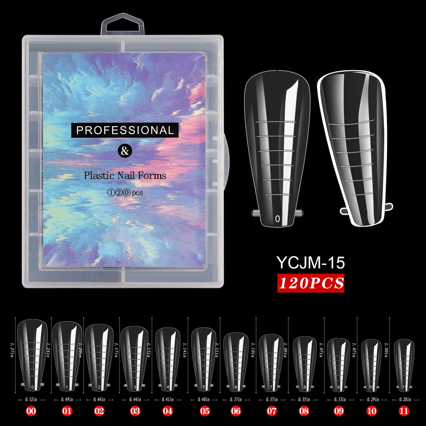 Extension False Nails Art Tips Acrylic Fake Finger Gel Polish Mold Sculpted Full Cover Press on Nails Manicures Accessories Tool