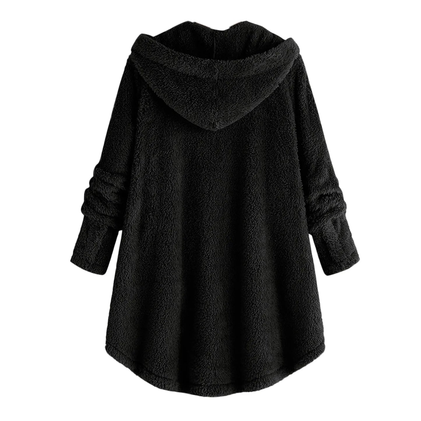 Herbst Wintermantel Frauen warme Teddybär Mantel Woll jacke weibliche Plüsch mantel Kapuzen jacke neue Damen mäntel einfarbige Jacke