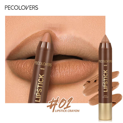 Fine Tip Lip Liner Pen Soft Mist Matte Lip Crayon Sexy Brown Red Lipstick Pencil Lip Contouring Lipliner Outline Tint Cosmetic.