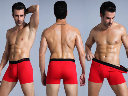 5Pcs Schlüpfer der Männer Baumwolle Boxer Sexy Mann Boxer Unterwäsche Shorts Viele Männliche Boxershorts Set Familie Unterhose Marken