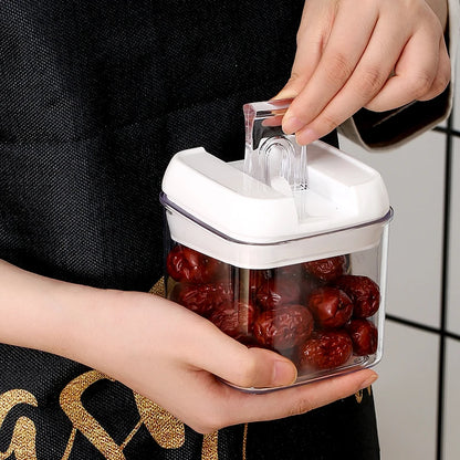 FAIS DU Food Storage Jar With Lid Kitchen Container Kitchen Organizer Stackable Dustproof Moisture Resistant Kitchen Accessories.
