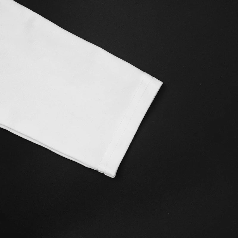 CUTENOVA Fall New Arrival Women Gathered One-Shoulder Twisted Tie-Front Asymmetrical Long-Sleeve T-Shirt Simple Casual Sweet Top.