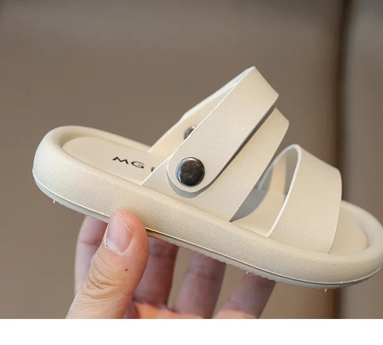 Toddlers Boys Girls Sandals Summer New Children Casual Beach Shoes Kids Fashion Sandals Anti-sliperry Soft-soled Sports Sandals