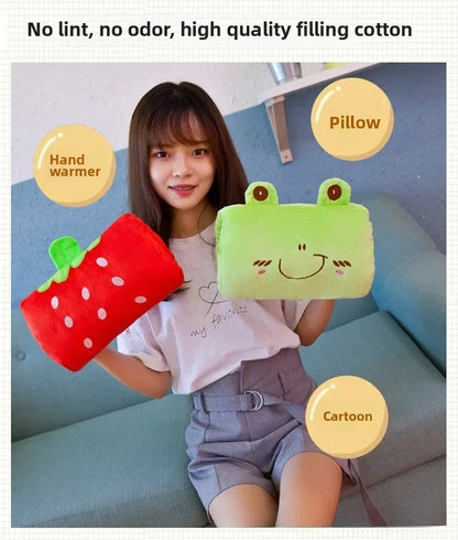 kids cute gift winter cartoon plush suho hand pillow hand warmer, weak hero class 1 arm pillow, Children's Gift.