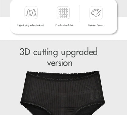 8pcs/lot Women Panties Milk Silk Girls Plus Size Underwear High Waist Briefs Breathable Solid Color Female Lingerie 38-100KG.