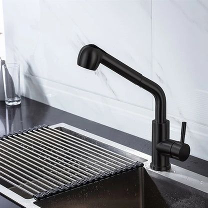Kitchen Faucet Black Kitchen Tap  Pull Out  Kitchen Sink Mixer Tap Brushed Nickle Stream Sprayer Head Chrome Kitchen Water Tap