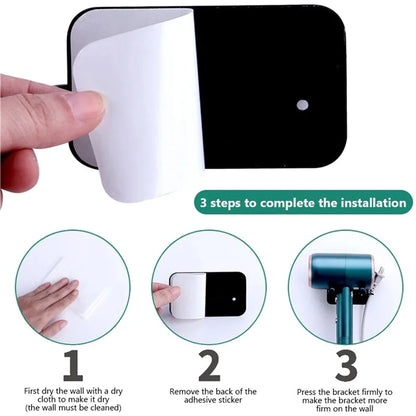 1pc multifunktion ale Halterung Wand halterung Haartrockner Aufbewahrung regal für Dyson Telefon halter Organizer für Bad Aufbewahrung Handtuch haken