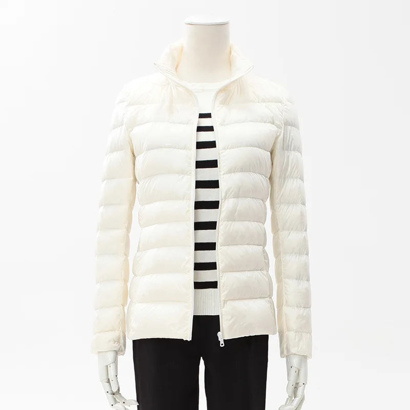 13 Farben Frauen Frühling Puffer Mantel 2023 Neuheiten Ultra Licht Weiße Ente Unten Jacke Koreanische Slim Fit Kurze Parkas
