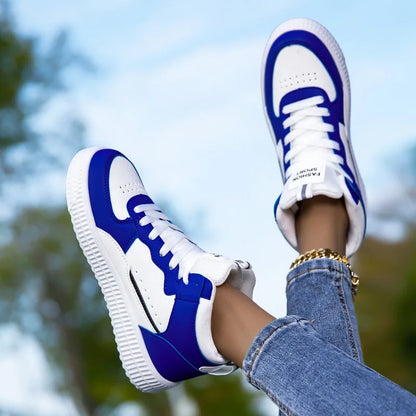 YRZL High Top Sneakers Unisex Waterproof Pu Leather Lightweight Sports Shoes Wear Resistant Tennis Shoes for Men Women