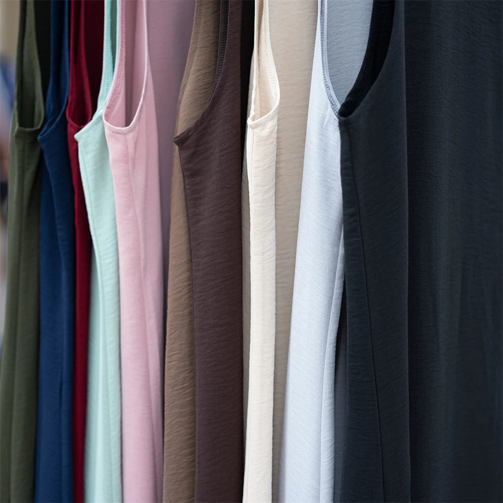 Ramadan Sleeveless Abaya Turkey Islam Arabic Muslim Long Dress African Dresses For Women Clothing Robe Musulmane Femme Vestidos.