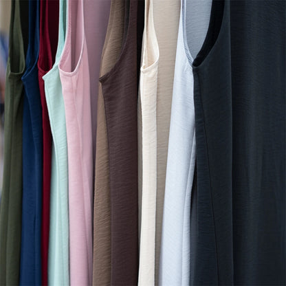 Ramadan Sleeveless Abaya Turkey Islam Arabic Muslim Long Dress African Dresses For Women Clothing Robe Musulmane Femme Vestidos.