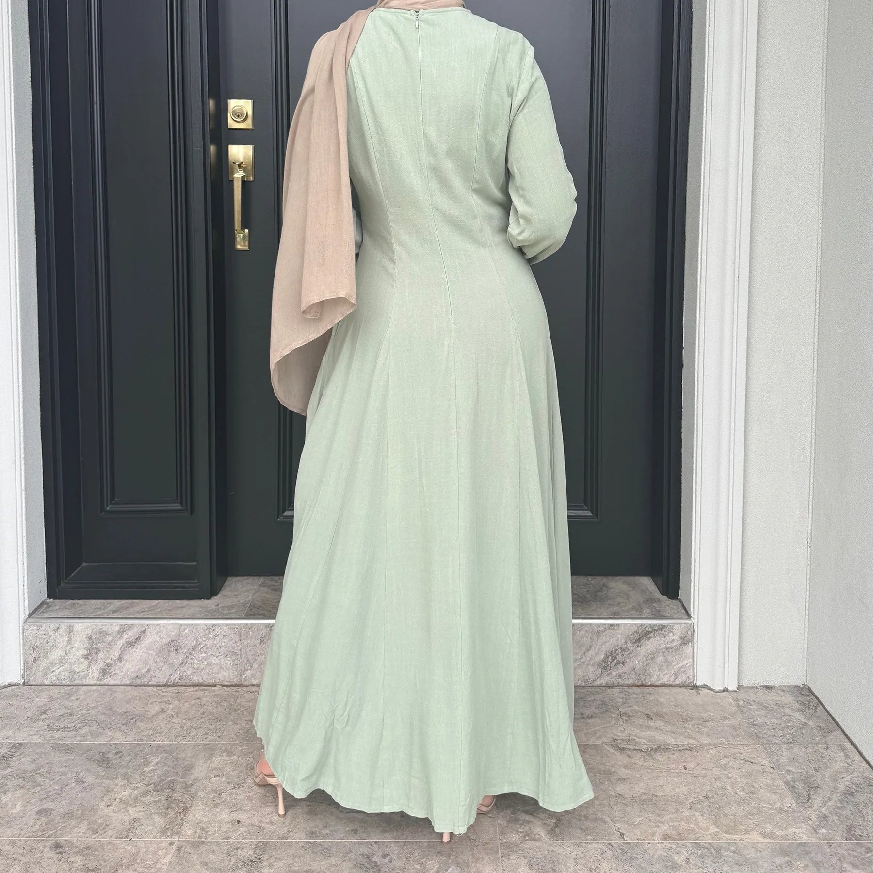 Muslimische Abaya Frauen Kleider Solide Schlank Jalabiya Eid 2025, Ramadan Marokko Islam Vestidos Largos Arabische Lange Robe Dubai Abayas Kaftan.