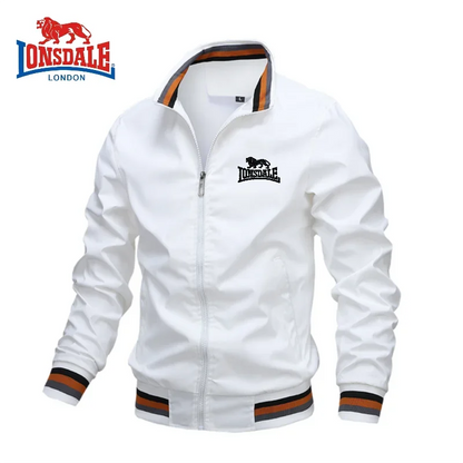 High End Embroidered CAMEL High-quality Men's Zippered Jacket, Spring and Autumn Fashionable Casual Outdoor Sports Jacket Top.