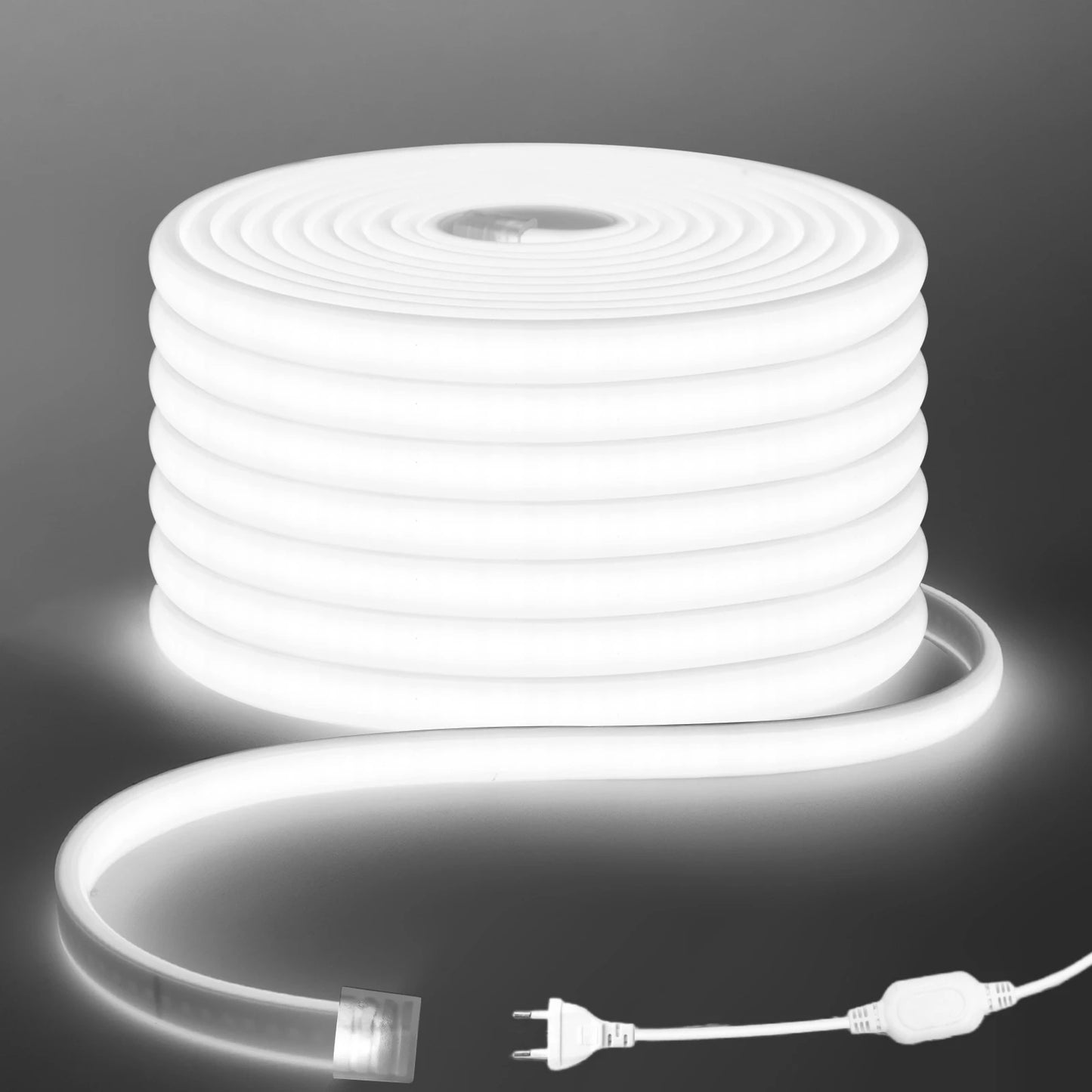 1m-35m Surper Brightness COB LED Strip Light 288LEDs/M RA90 220V Outdoor Waterproof Silicone Tube for Yard Swimming Pool Pathway