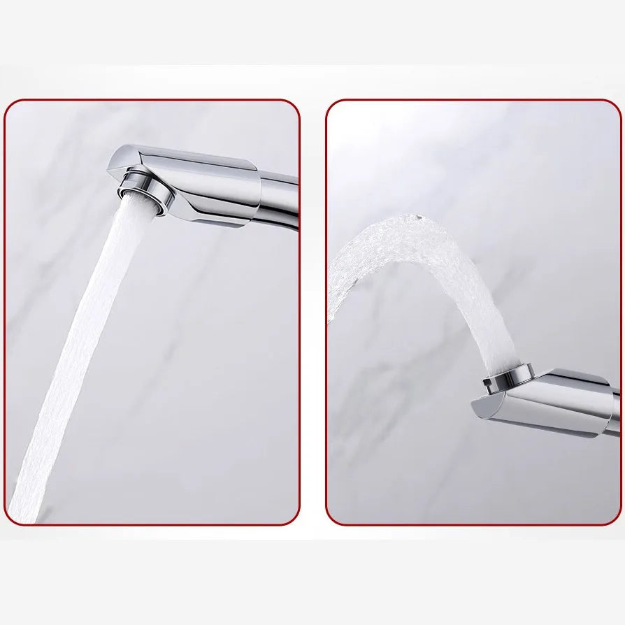 360° Rotating Basin Faucet Kitchen And Bathroom Dual-use Hot and Cold Water Faucet Splash-proof