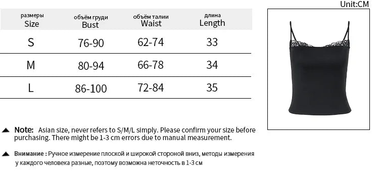 Top Sexy Hot Girl Sommer Slim Fit Einfarbig Spitze Patchwork Hosenträger.