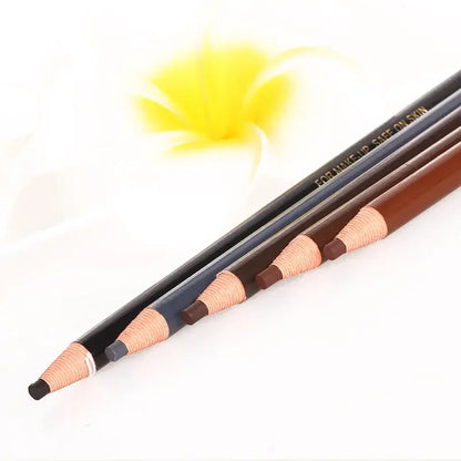 12pc Eyebrow Pencil Colored Soft Cosmetic Art Permanent Makeup Waterproof Tattoo.