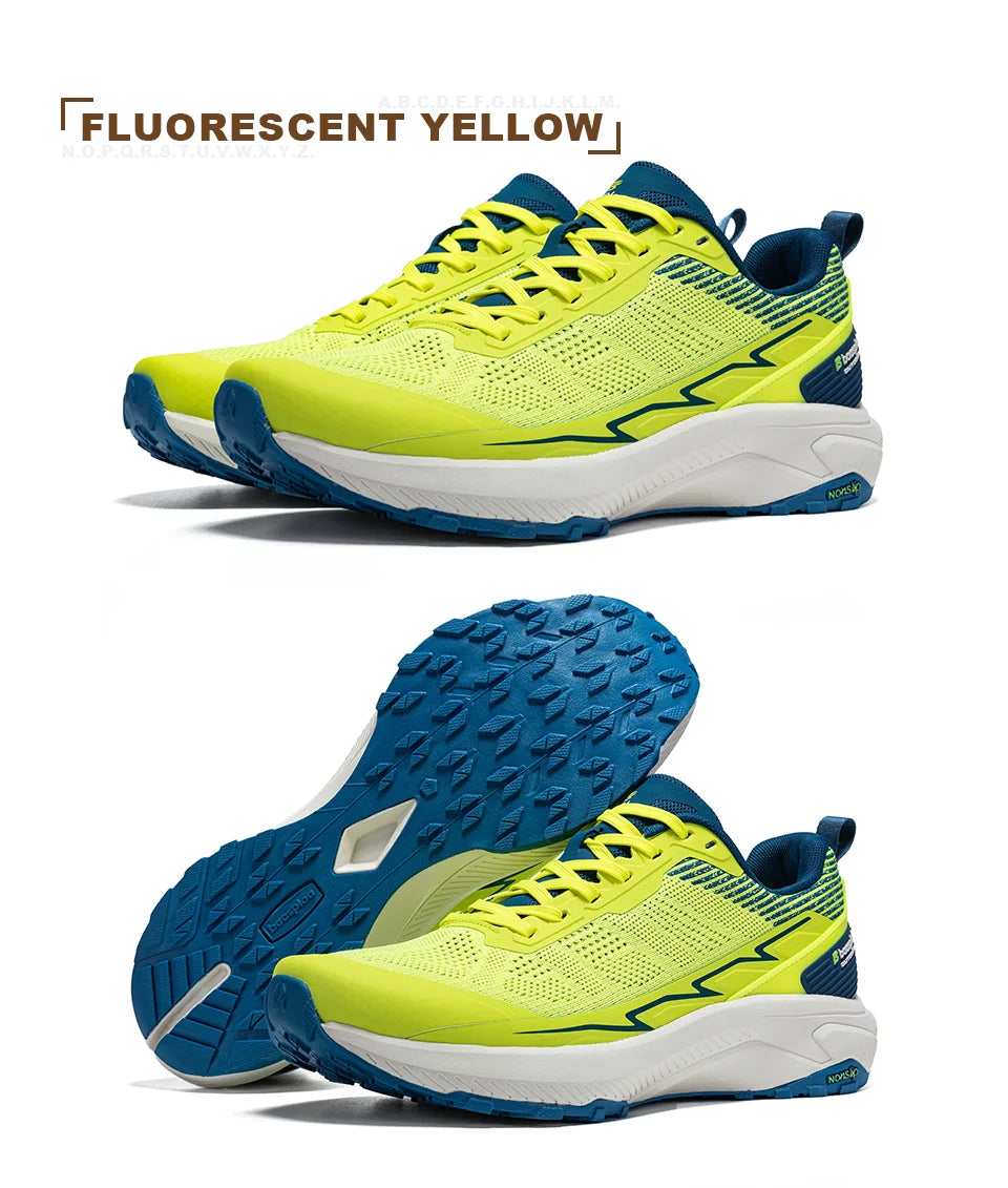 Baasploa Männer Wanderschuhe Komfort Tragen Beständig Outdoor Schuhe Männer Atmungsaktives Mesh Casual Turnschuhe Klettern Nicht-Slip Spitze Up.