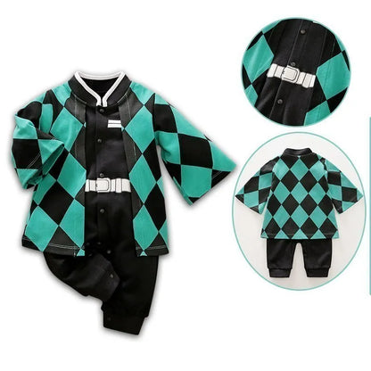 Baby Sommer kurz ärmel ige Baumwolle Anime Overall Jungen Mädchen Rollenspiel Kostüme Baby Kurzarm Body suits Kinder Stram pler.