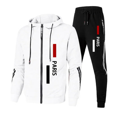 Quality Daily Fashion Men's Tracksuit Autumn Winter Casual Pullover Single Sweatshirt Hoodies Sweatpants Sports Outdoor Clothing.