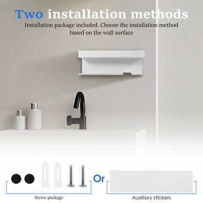 Haartrockner-Halter, Wandmontage, Aufbewahrungsregal, Dyson Airwrap-Halter mit speziellem Steckerschlitz, Haarpflege-Werkzeug, Badezimmer-Organizer