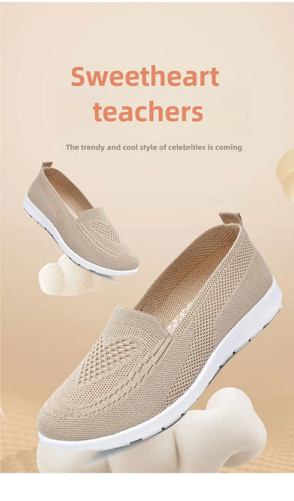 Women's Shoes Spring Summer Casual Breathable Chunky Sole Flat cheap shoes clearance.