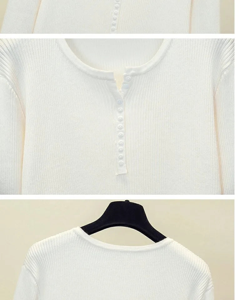 2026 gestrickte Frauen Pullover Taste V-ausschnitt Pullover Herbst Grundlegende Pullover für Weibliche Pullover Schlank Solide Bold Streifen Tops.