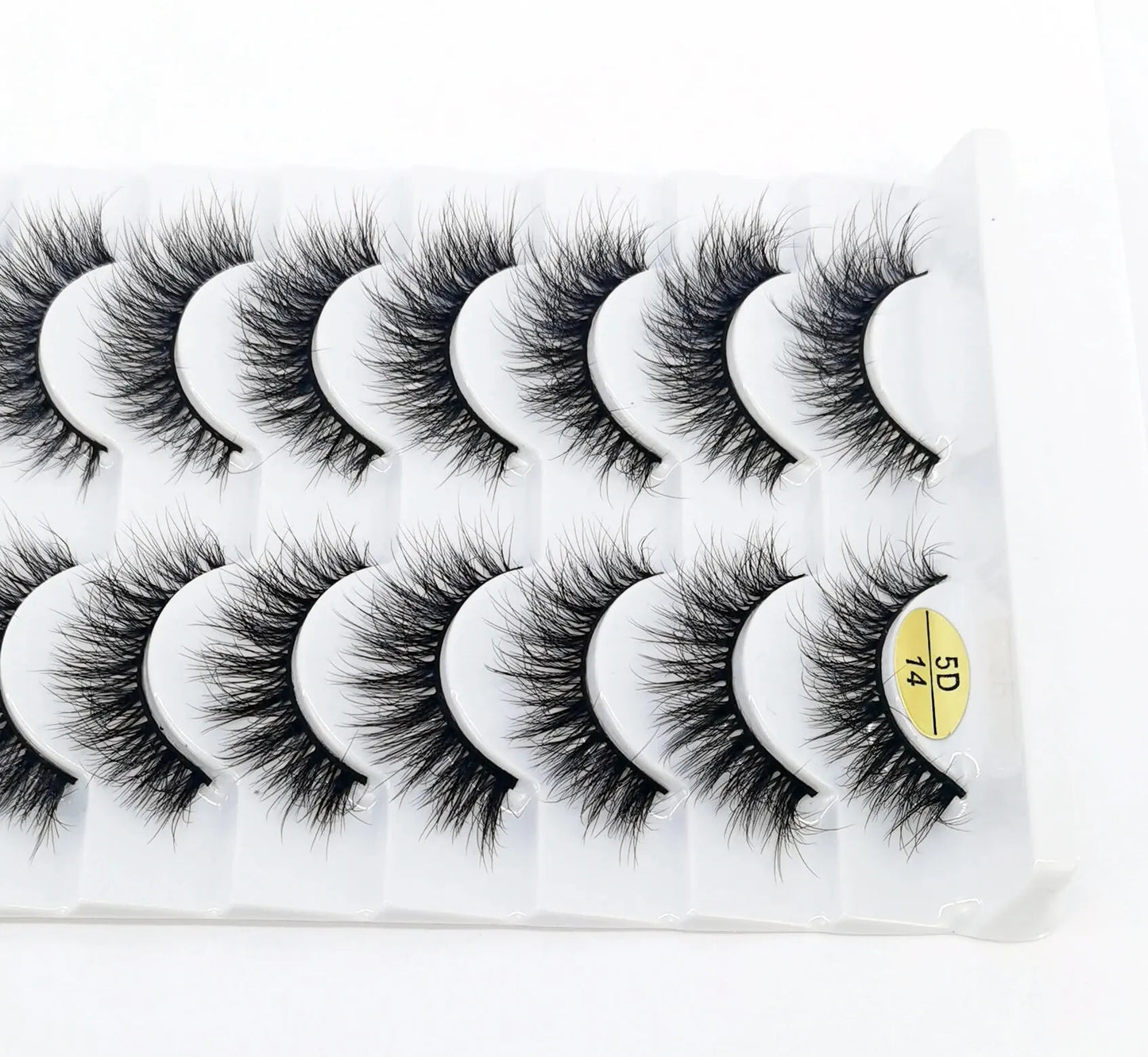 10 Pairs Lashes Fluffy Soft Russian Volumes Mink Lashes 3D Mink Eyelashes Lashes Reusable Fluffy False Lashes Russian Extensions.