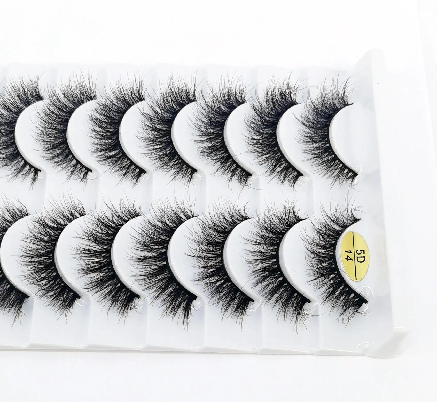 10 Pairs Lashes Fluffy Soft Russian Volumes Mink Lashes 3D Mink Eyelashes Lashes Reusable Fluffy False Lashes Russian Extensions.