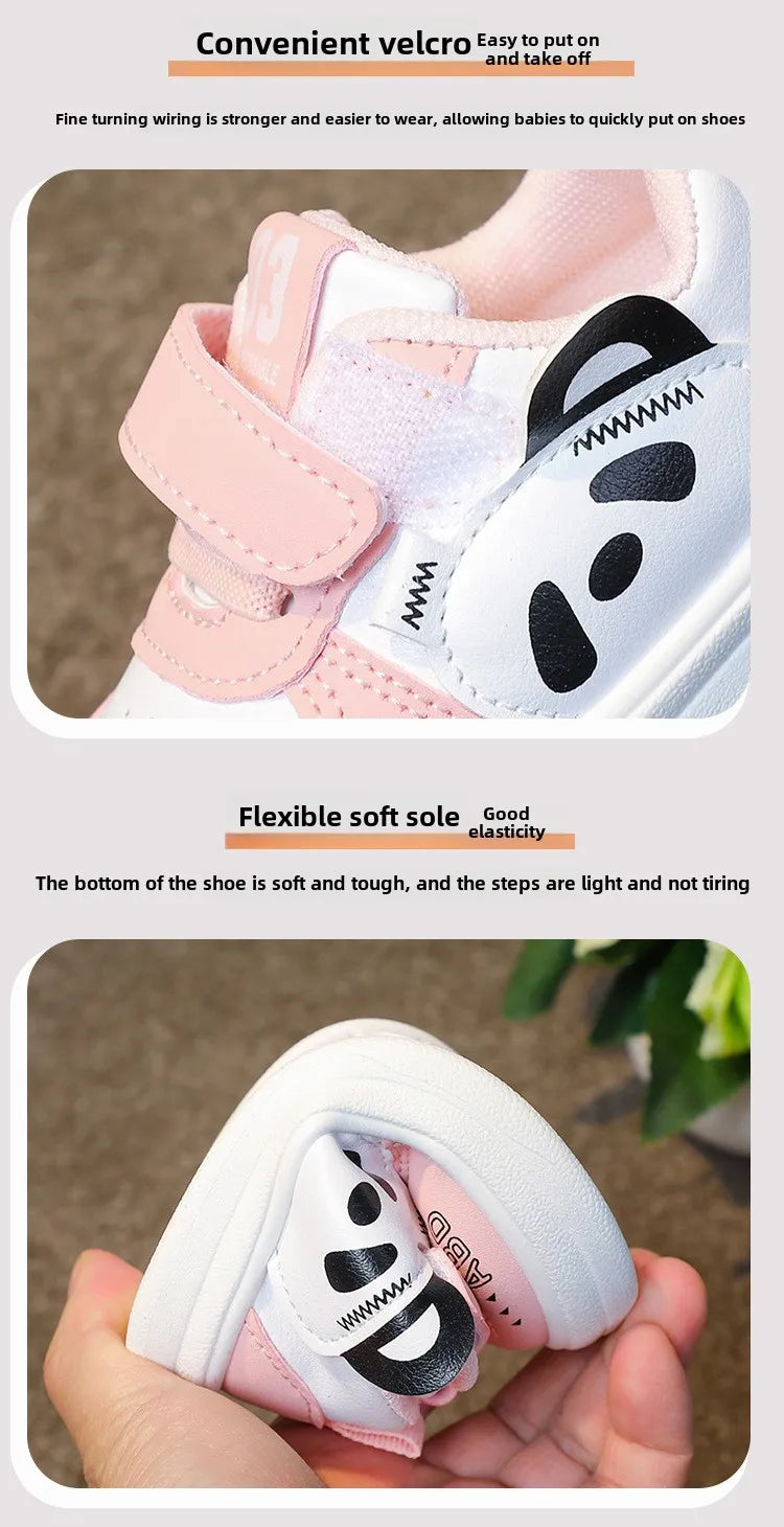 Kids Baby Sneakers Boys Girls Running Casual Footwear PU Leather Non-slip Toddler Kids Soft Comfortable Children Sports Footwear.