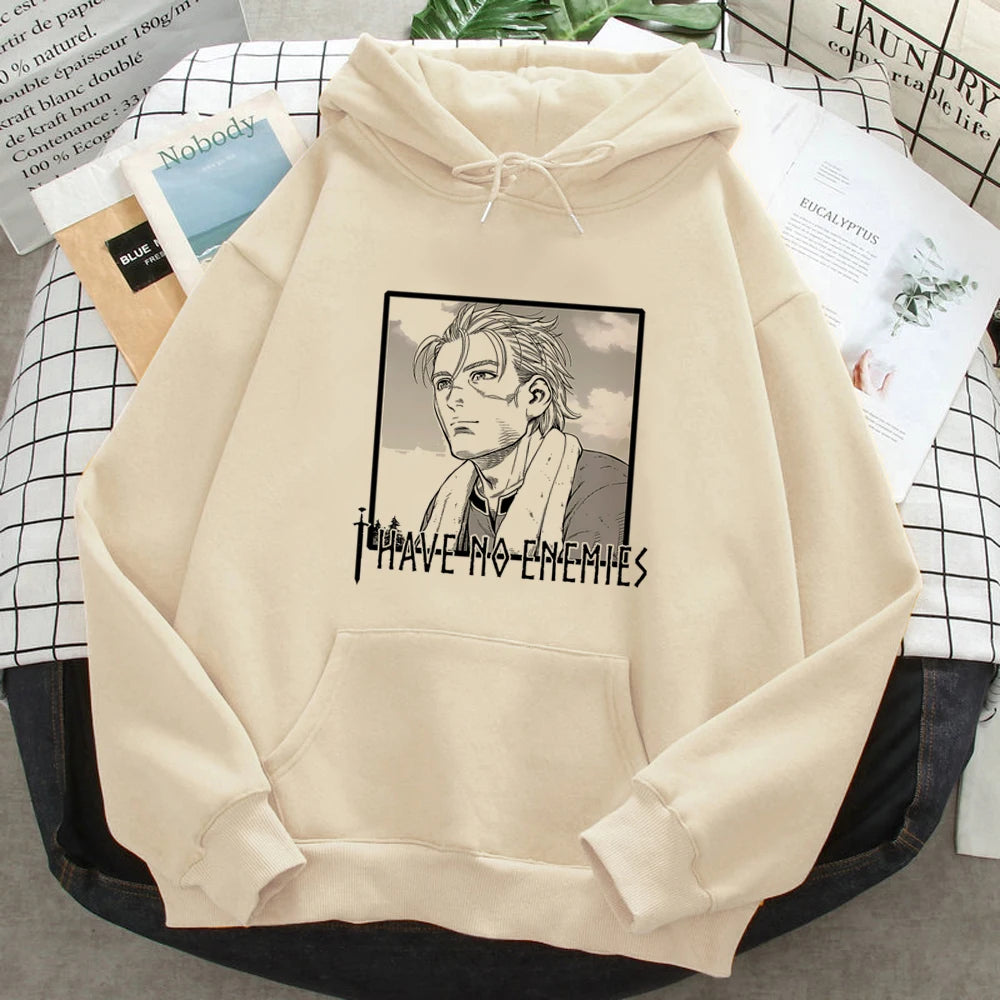 Thorfinn Vinland Saga Vinrando Saga Hoodies Frauen Grafik ästhetische Gothic japanische Kapuzen hemd Pullover weibliche Vintage Pullover.