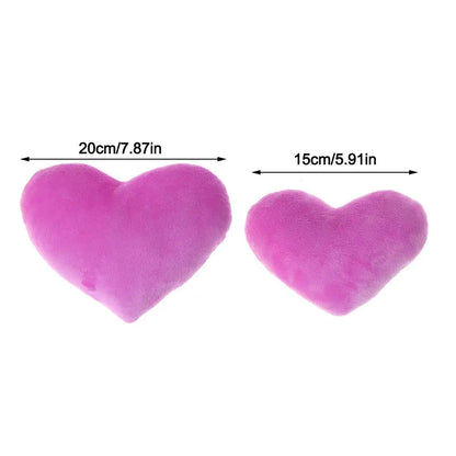 PP cotton Soft Pillow Comfortable Heart Plush Pillow Red Color Pink Color Stuffed Pillow Heart Shape Home Decorative.