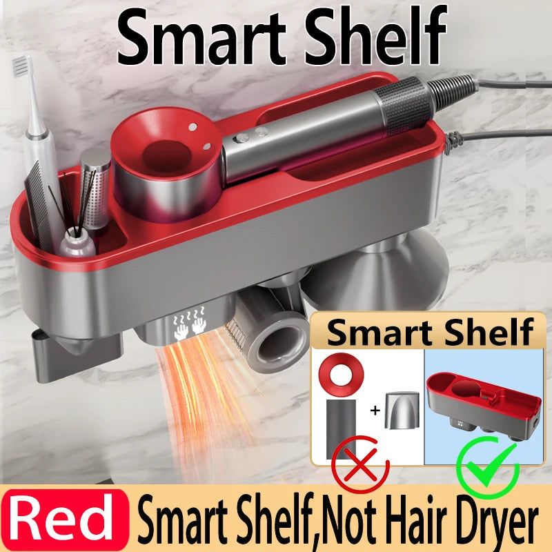 1600W Negative Ionic Hair Dryer For Dyson Hair Dryer Shelf 2 IN 1 Become Hand Dryer Whitout Drilling Hanger Household