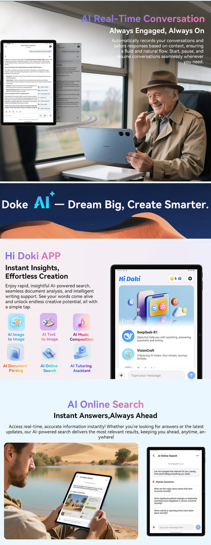 Blackview Mega 3 [No EU Charger] Tablet 8800mAh 36(12+24)GB+256GB 12.1" FHD 50MP+13MP Android 15 90Hz Dual SIM 4G 1080P IPS.