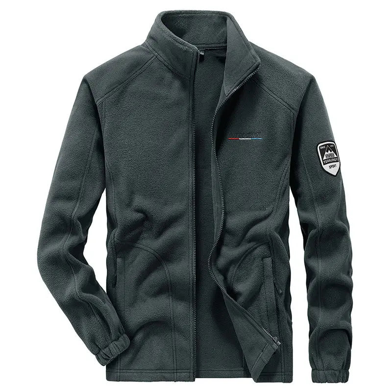 Men's Spring Autumn Jacket Thickened High-end Knitted Jacket Cardigan Outerwear Coat