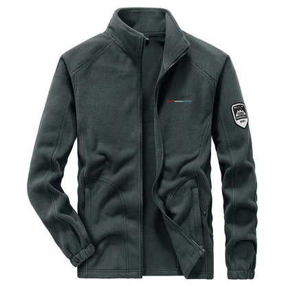 Men's Spring Autumn Jacket Thickened High-end Knitted Jacket Cardigan Outerwear Coat