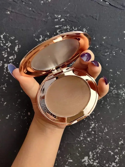 Contour Palette with Mirror Shadow Powder Bronzer Three-Dimensional Nose Shadow Repair Powder Facial Concealer Cosmetics Makeup.