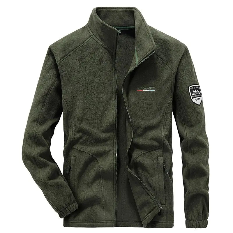 Men's Spring Autumn Jacket Thickened High-end Knitted Jacket Cardigan Outerwear Coat