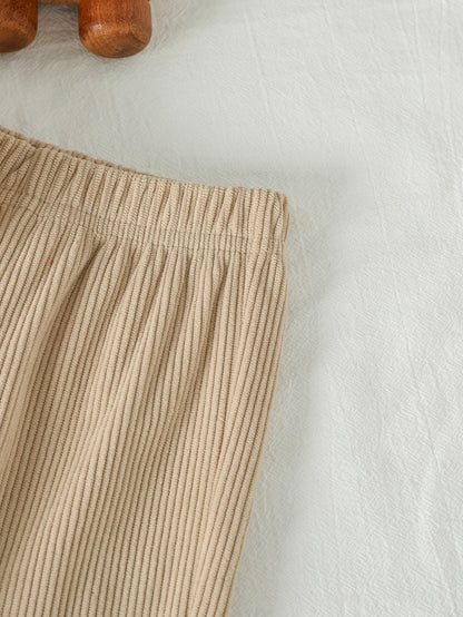 2Pcs Baby Neue Stil Mode Jungen Herbst Langarm Top Mit Gestreiften & Feste Hosen Mit Bär 1-3Y casual Daliy Tragen Kleidung Set.