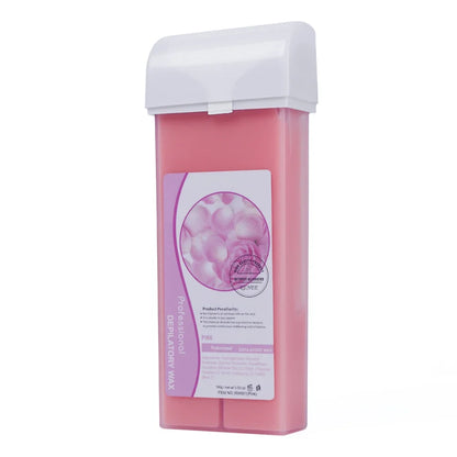 Honey Epilatory Waxing Kit Depilatory Roll on Wax Heater Machine with Refillable Wax Cream&100PCS Waxing Papers For Hair Removal.