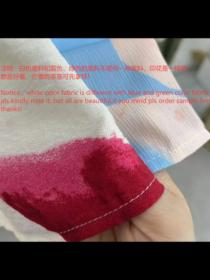 Women Arabic Eid Muslim Dubai Abaya Luxury Fashion Flower Print Maxi Dress Ramadan Robe Femme African Islam Clothing Kebaya.