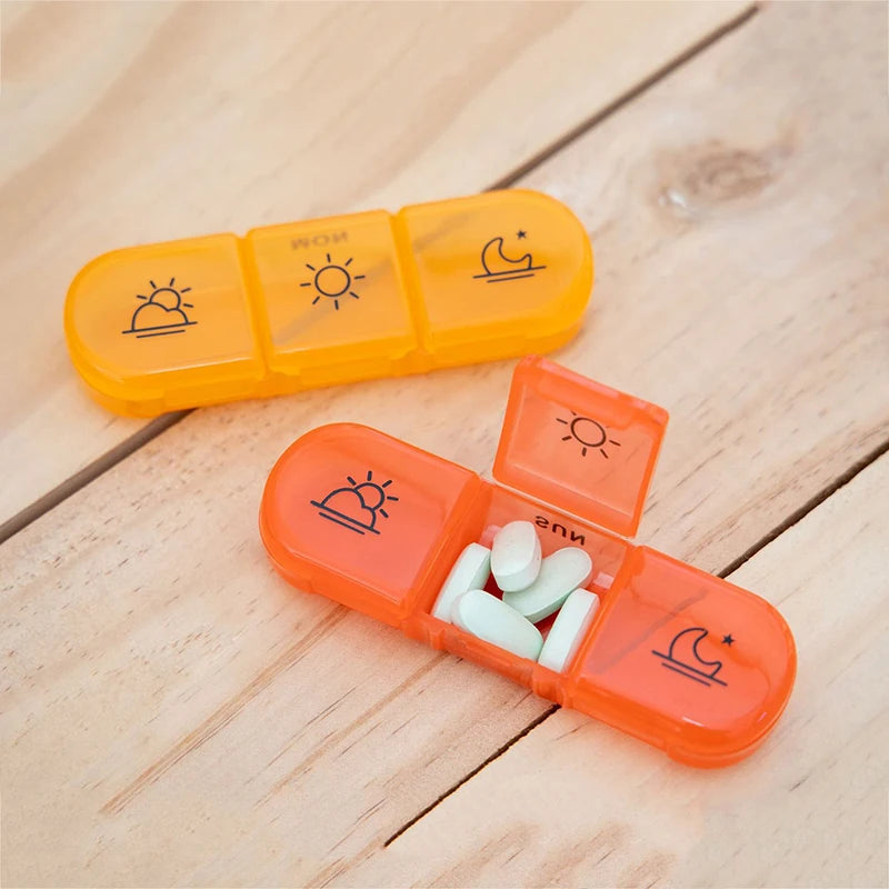 Weekly 6/7/8/10/21 Grids Pill Box Medicine Organizer Black Plastic Storage Box Container Portable Pill Case.