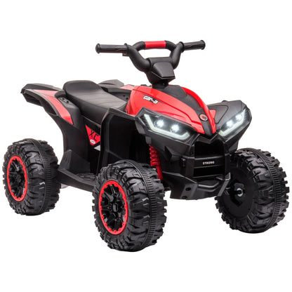 HOMCOM Electric Quad for kids 3-5 years 12V with 2 motor headlights Horn.