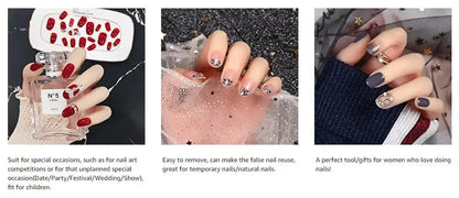 6000PCS Stick Nail Jelly Double-sided Adhesive Transparent Traceless Nail Glue Invisible Wear Nail Sheet Adhesive DIY Tools.